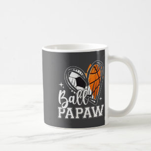 Ball Papaw Soccer Basketball Heart Coffee Mug