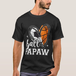 Ball Papaw Soccer Basketball Heart T-Shirt