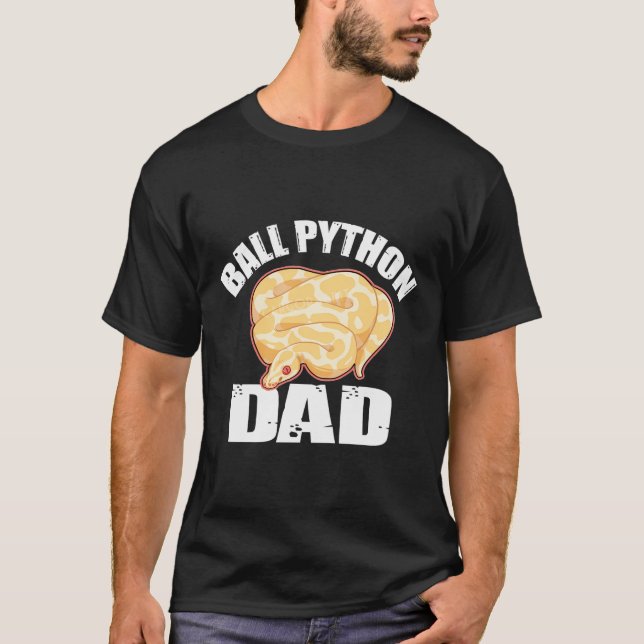 Ball Python Dad T-Shirt (Front)