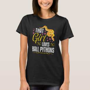 Ball Python Girl Banana Ball Royal Python T-Shirt