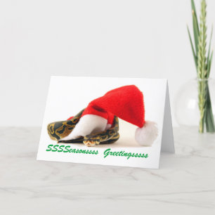 Ball Python Greeting Card