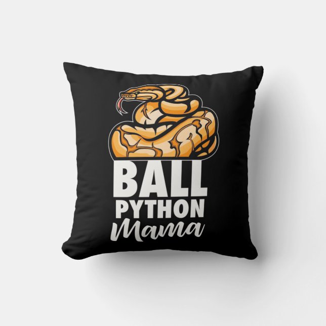 Ball Python Mama Cushion (Front)
