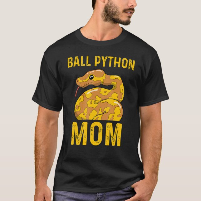 Ball Python Mum  Snake Pet Owner 1 T-Shirt (Front)