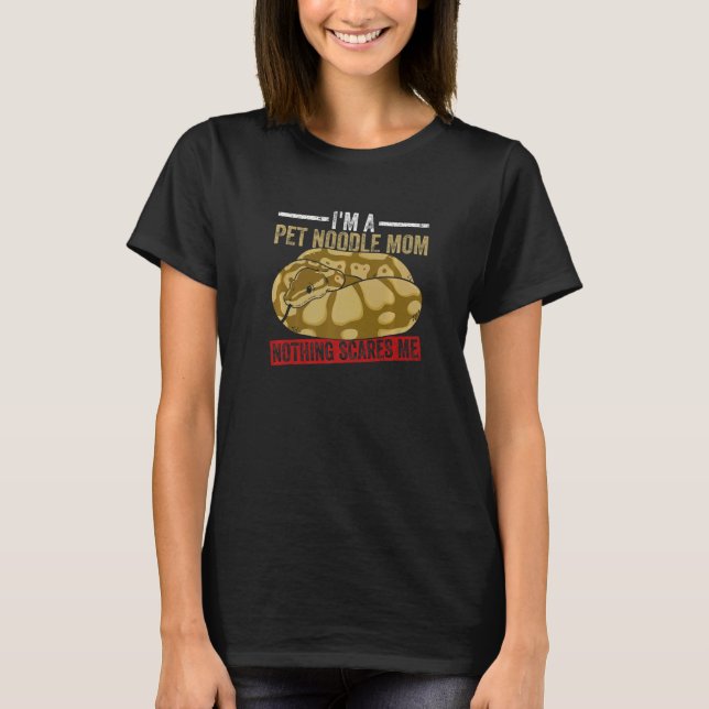 Ball Python Owner For Ball Python Mum   T-Shirt (Front)
