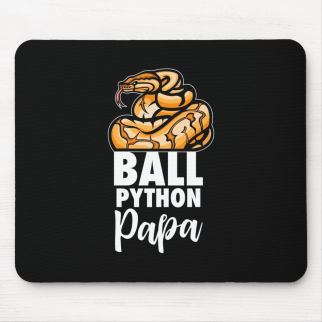 Ball Python Papa Mouse Pad (Front)