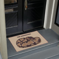 Ball Python Snake, Brown and Tan Personalised