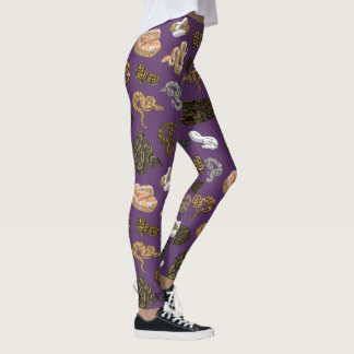 Ball Python Snake Morph Pattern Leggings