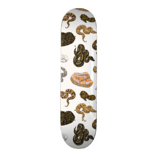 Ball Python Snake Morph Pattern Skateboard