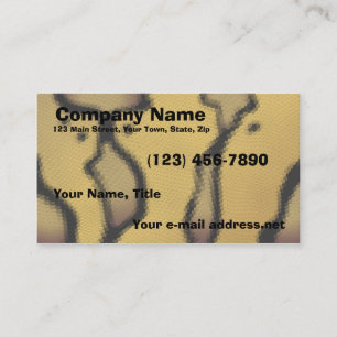 Ball Python Snake Skin Business Card