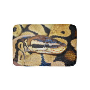 Ball Python, Yellow Belly, Curled up in Ball Bath Mat