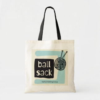 Ball Sack Knitting Lovers Group Tote Bag
