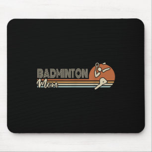 Ball Sport Shuttle Sport Retro Badminton Mum Women Mouse Pad