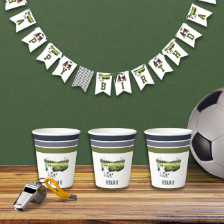 Ball Sports Game Birthday Party Kids Paper Cups