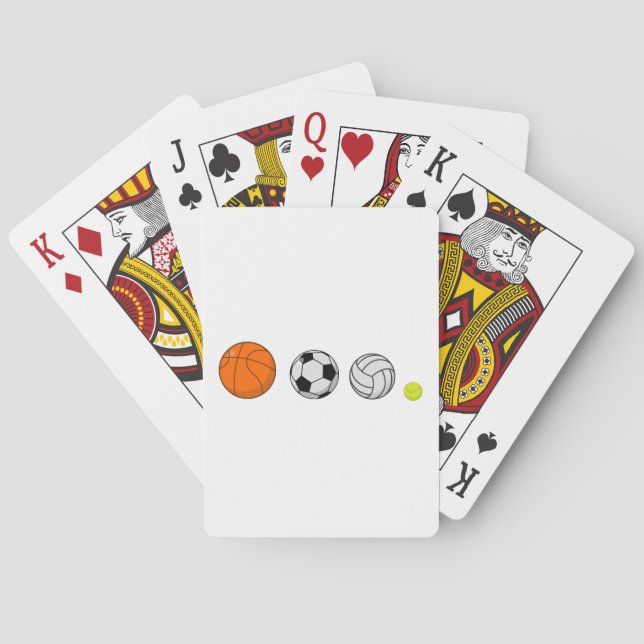 Ball Sports Playing Cards (Back)