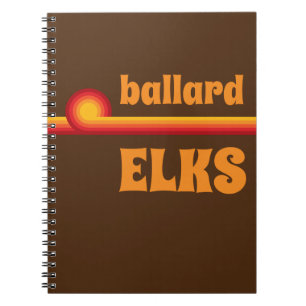 Ballard Elks Retro Rainbow Notebook