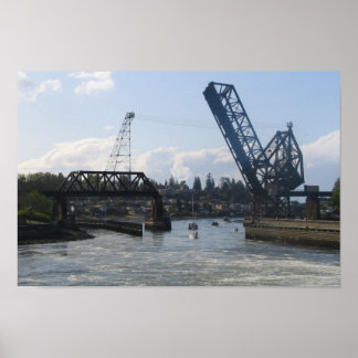 Ballard Locks - Seattle, WA Poster