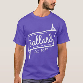 Ballard Seattle Washington Est  T-Shirt