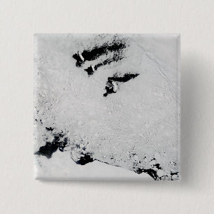 Balleny Islands, near Antarctica 15 Cm Square Badge