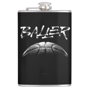 Baller (basketball) hip flask
