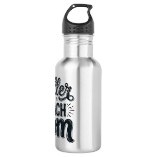 Baller Coach Mum Vintage Soccer Shirt Design_1 532 Ml Water Bottle