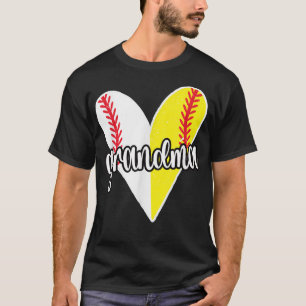 Baller Grandma  Proud Softball Baseball Player Gra T-Shirt