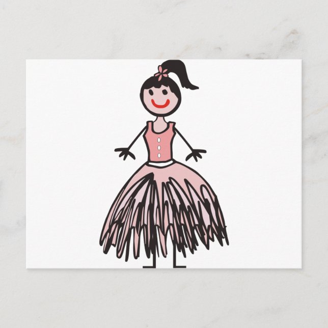 ballerina 1 postcard (Front)
