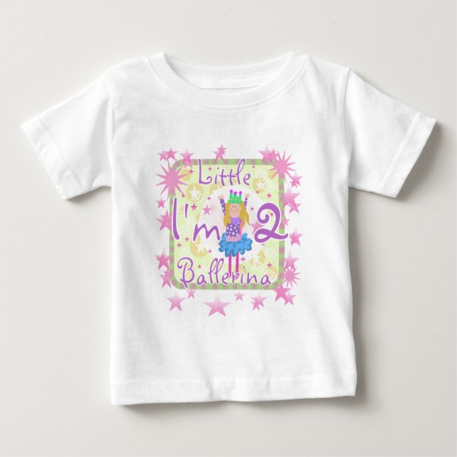Ballerina 2nd Birthday Tshirts and Gifts (Front)