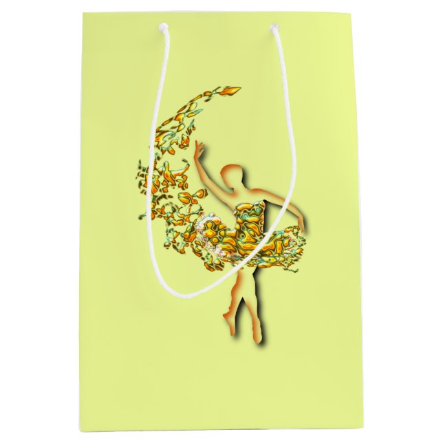 Ballerina 3 medium gift bag (Front)