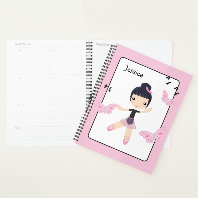 Ballerina 6 Cute Dance Girl Planner (Display)
