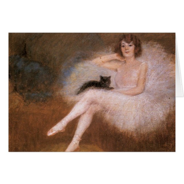 Ballerina and Black Cat (Front Horizontal)