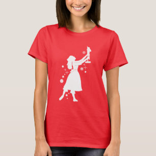 Ballerina and Nutcracker at Christmas T-Shirt