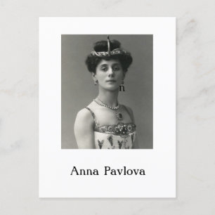 Ballerina Anna Pavlova Postcard