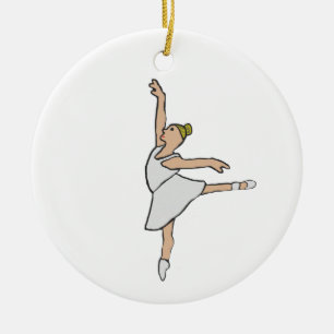 Ballerina Ballet Dancer Ceramic Ornament