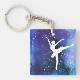 Ballerina/ballet dancer key ring