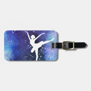 Ballerina/ballet dancer luggage tag