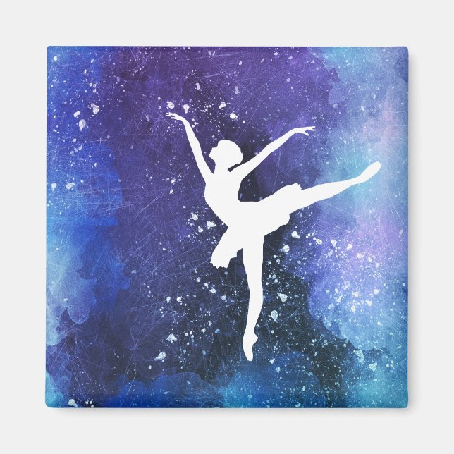 Ballerina/ballet dancer magnet (Front)