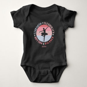 Ballerina Ballet Dancer - Mindset Values Baby Bodysuit