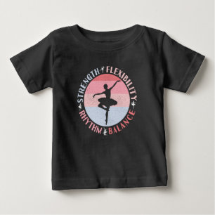 Ballerina Ballet Dancer - Mindset Values Baby T-Shirt
