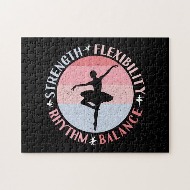 Ballerina Ballet Dancer - Mindset Values Jigsaw Puzzle (Horizontal)