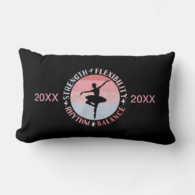 Ballerina Ballet Dancer - Mindset Values Lumbar Cushion (Front)