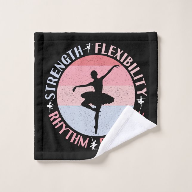 Ballerina Ballet Dancer - Mindset Values Wash Cloth (Wash Cloth)