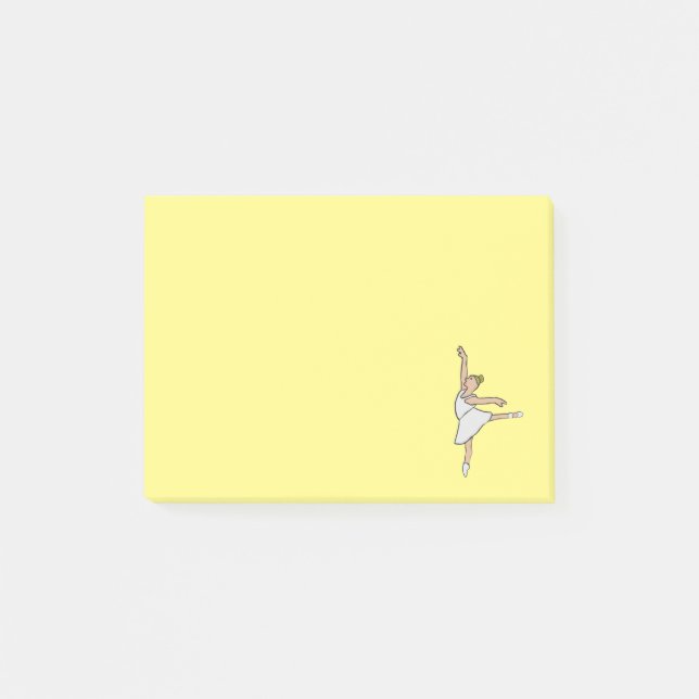 Ballerina Ballet Dancer Post-it Notes (Front)