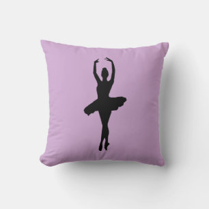 Ballerina Ballet Dancer Throw Pillow