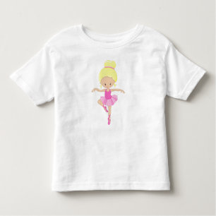 Ballerina, Ballet Girl, Ballet Dance, Blonde Hair Toddler T-Shirt