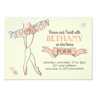 Ballerina/Ballet Party Invitation