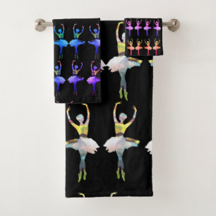 Ballerina  bath towel set