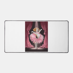 Ballerina Beagle � Funny Dog Dance Desk Mat