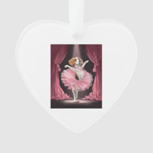 Ballerina Beagle � Funny Dog Dance Ornament