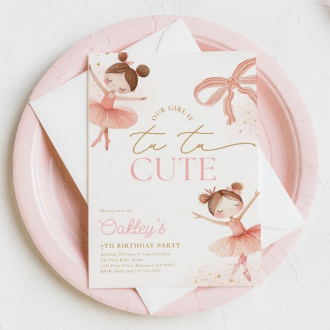 Ballerina Birthday Invitation (Creator Uploaded)