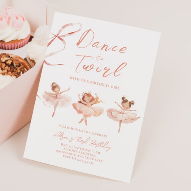 Ballerina Birthday Invitation (Creator Uploaded)